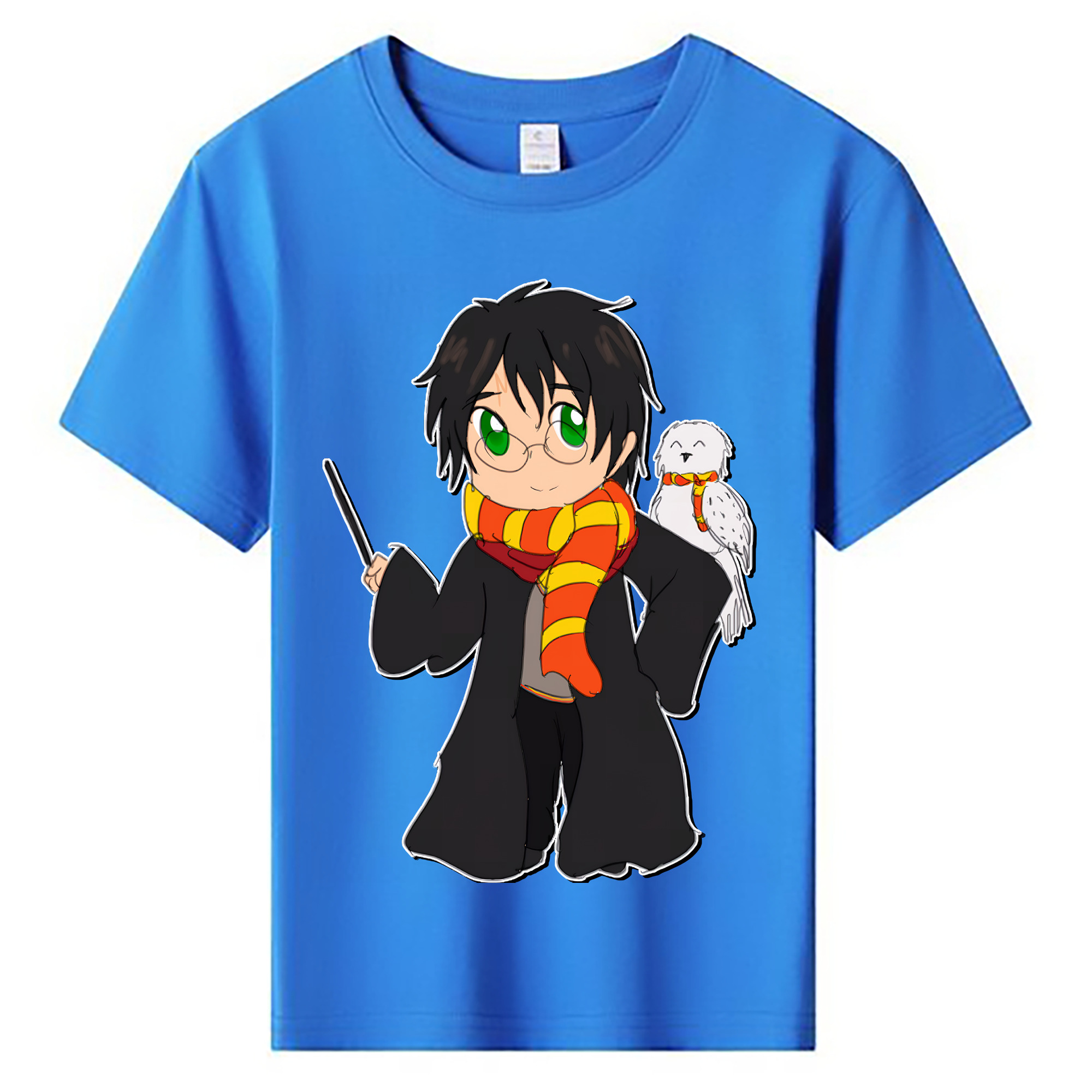 （画像用） Harry Potter ハリー・ポッターシリーズ 綿100％キッズTシャツ（フロントプリント）